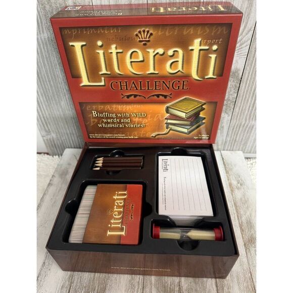 Literati Challenge Board Game Discovery Bay Games - NEW - Picture 3 of 3
